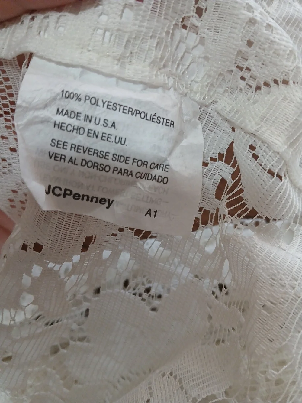 Vtg Pair Victorian Style Lace Curtain Panels White 84”x 94” JCPenney Cottagecore